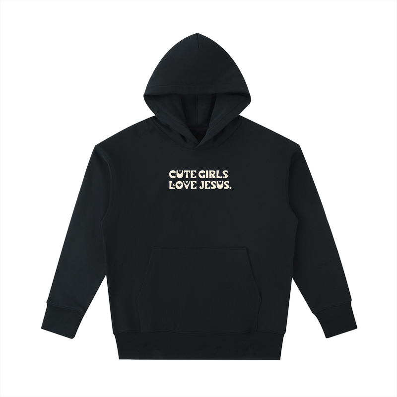 Cute Girls Love Jesus Hoodie
