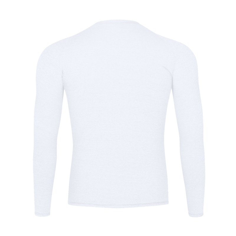 Royal White Compression Long Sleeve Shirt