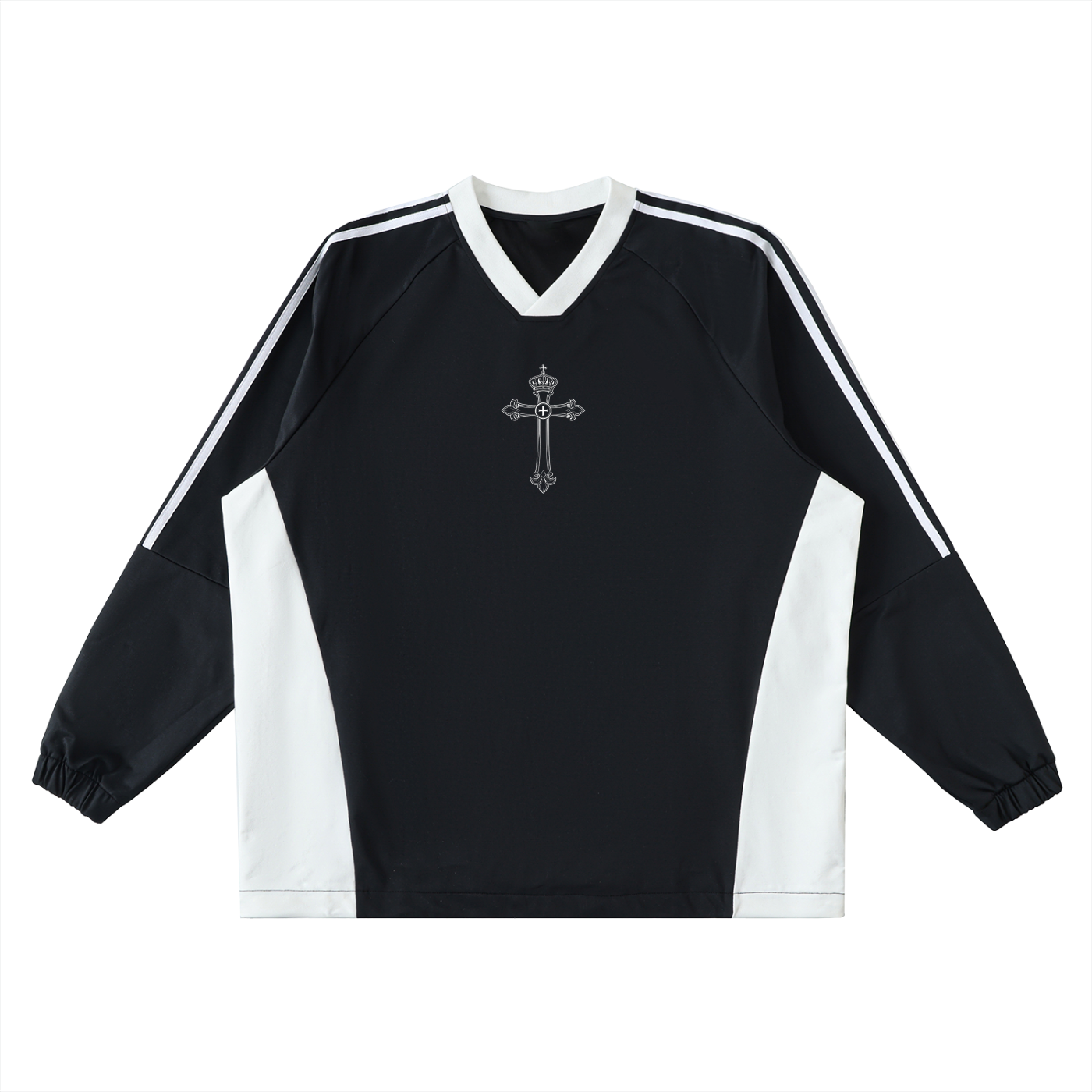 The Catholic V-Neck Long-Sleeve T-Shirt