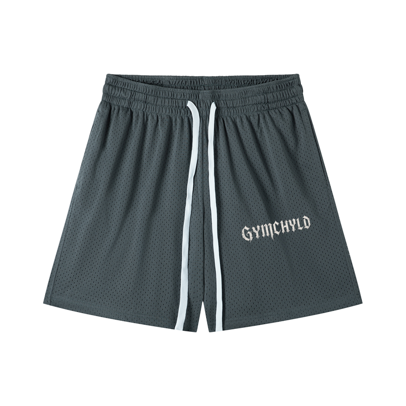 GYMCHYLD Mesh Drawstring Shorts