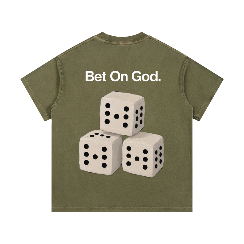 Bet On God Cotton T-Shirt