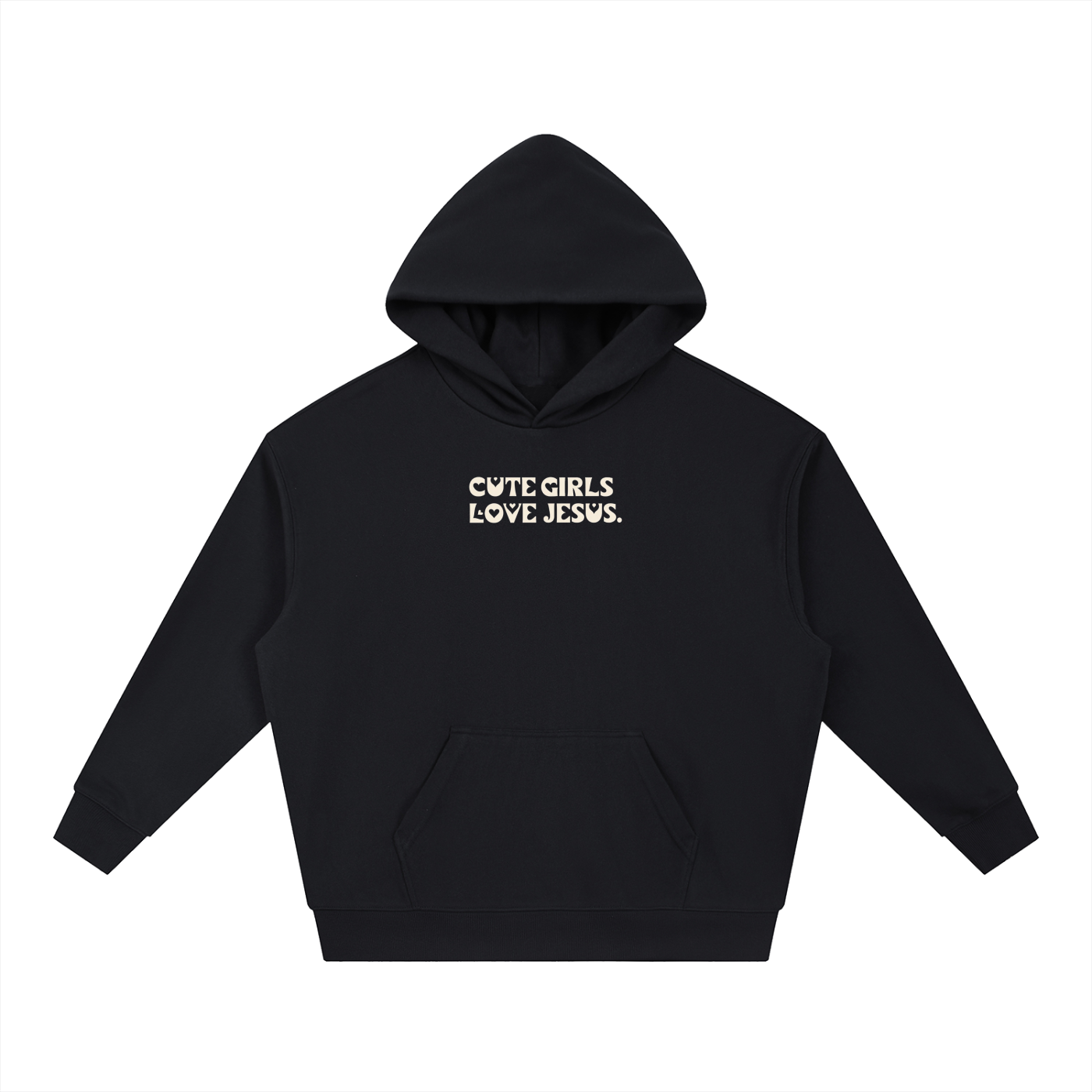 Cute Girls Love Jesus Hoodie