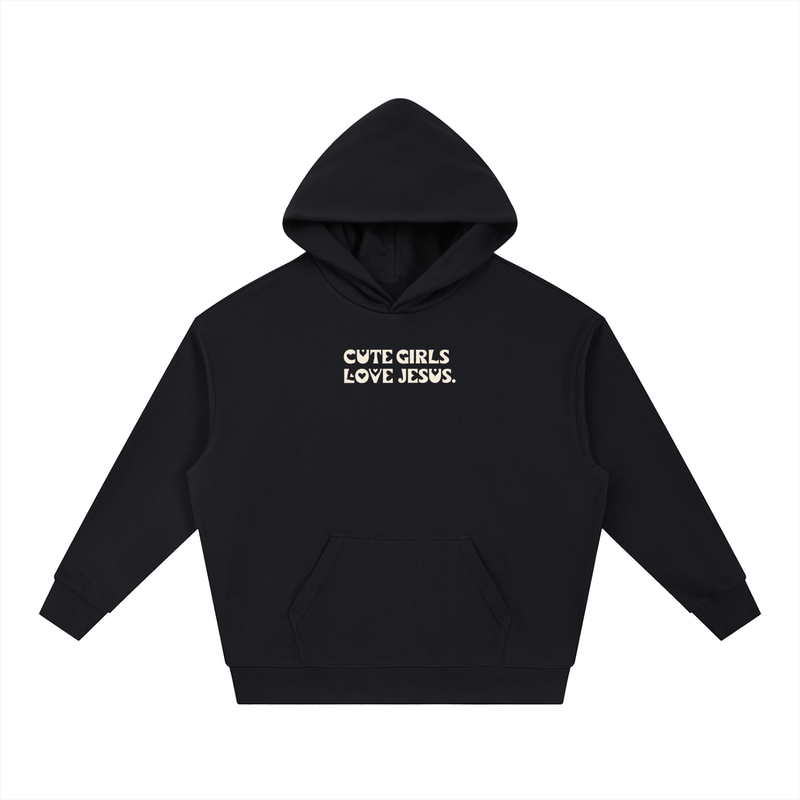 Cute Girls Love Jesus Hoodie