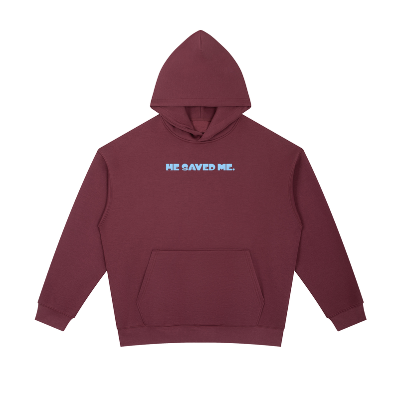 He Saved Me Essential Heavyweight Hoodie