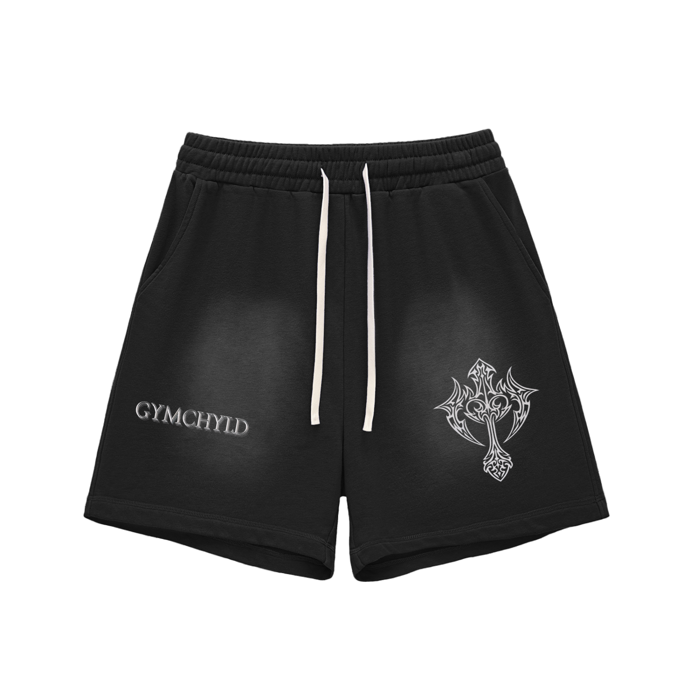 GymChyld "Faith" Cross Gym Shorts